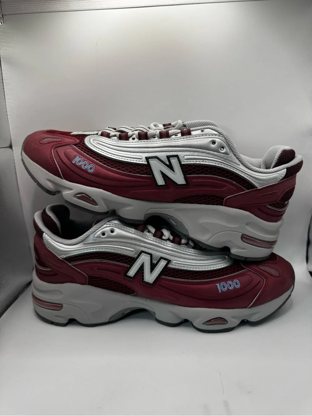 New Balance 1000 Red Grey M1000Q Brand New Deadstock with Box Size 11.5 / mens